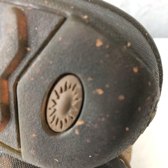 UGG Australia Boots Womens Size 6 Brown Sheepskin Lined Leather Lace Up SN 5135 - Picture 9 of 16